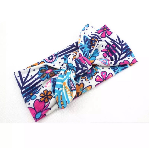 🌸BUNDLE🌸 of 5 Baby Toddler Knotted Headband - Picture 5 of 7